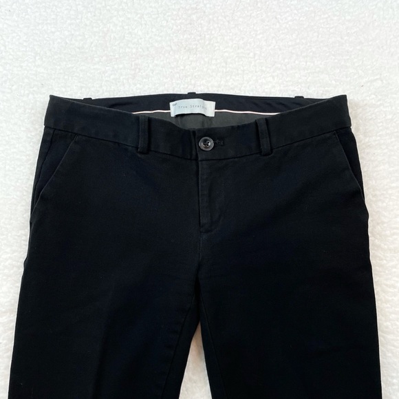 GAP • Black True Straight Two-Way Stretch Ankle Trouser Pants, 0P - Picture 6 of 9